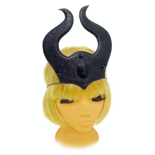 Рога Малефисента со стразами SETA Decor 16-370-Dm