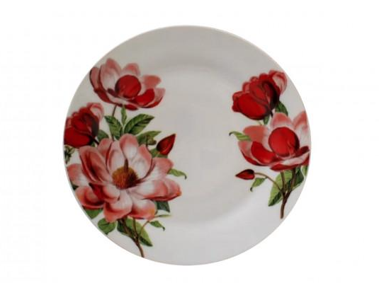 Тарелка Helios Пион китайский 19 см Белый (HL4364) - фото 1