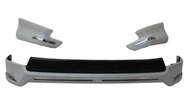 Накладки на передний и задний бампер Jaos 2014-2017 для Toyota LanD Cruiser PraDo 150 Черный