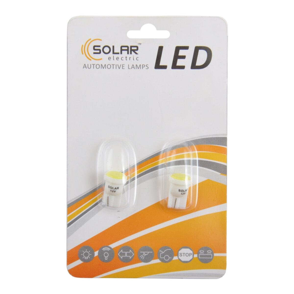 Автолампа LED Solar 12V T10 W2.1x9.5d 1COB 48LM white 2 шт. Автолампа LED Solar 12V T10 W2.1x9.5d 1COB 48LM white 2 шт.