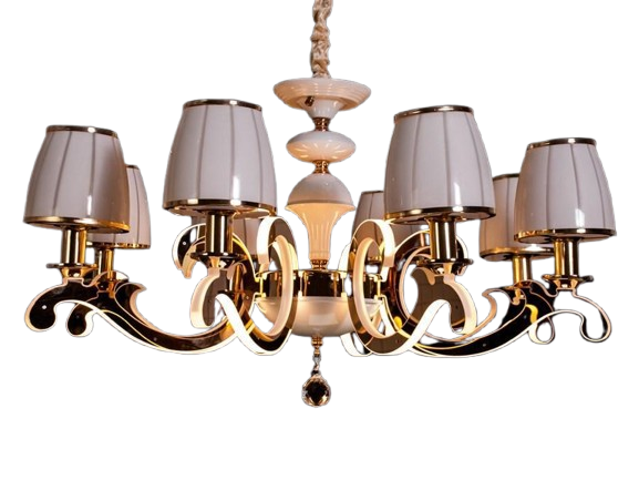 Люстра классическая со светящимися рожками 8316/8G 3000K (2437594620)