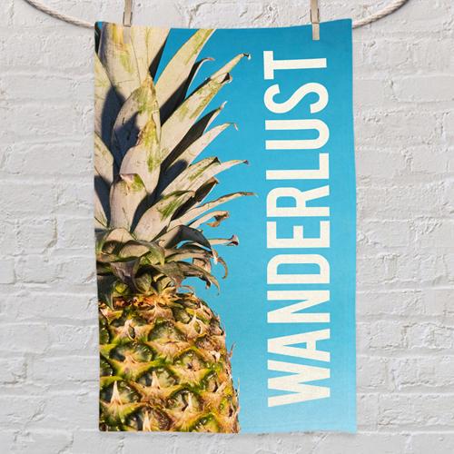 Полотенце с принтом Wanderlust pineapple 80x50 см (PLM_21M024)