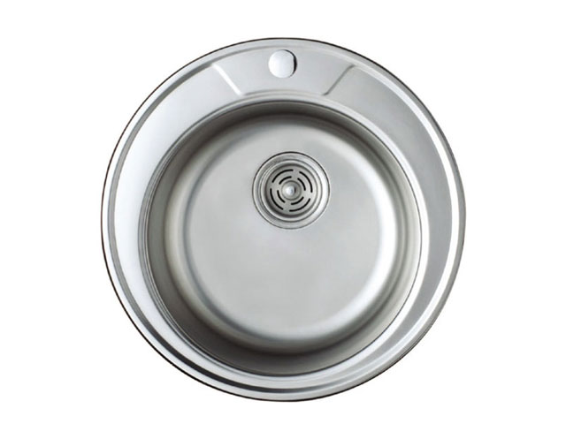 Мойка кухонная Aqua-World VERONA 510 мм нержавейка матовая 0,8 мм