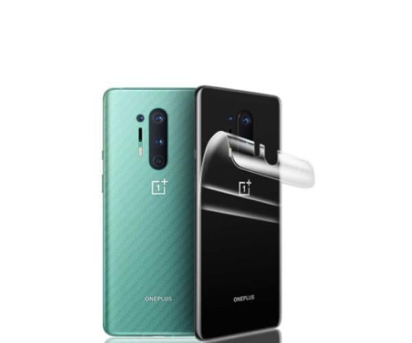 Противоударная гидрогелевая пленка Hydrogel Film для OnePlus 8 Pro на заднюю панель, Transparent