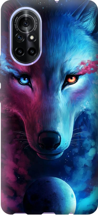 Чехол на Huawei Nova 8 Арт-волк (3999u-2245-42517)