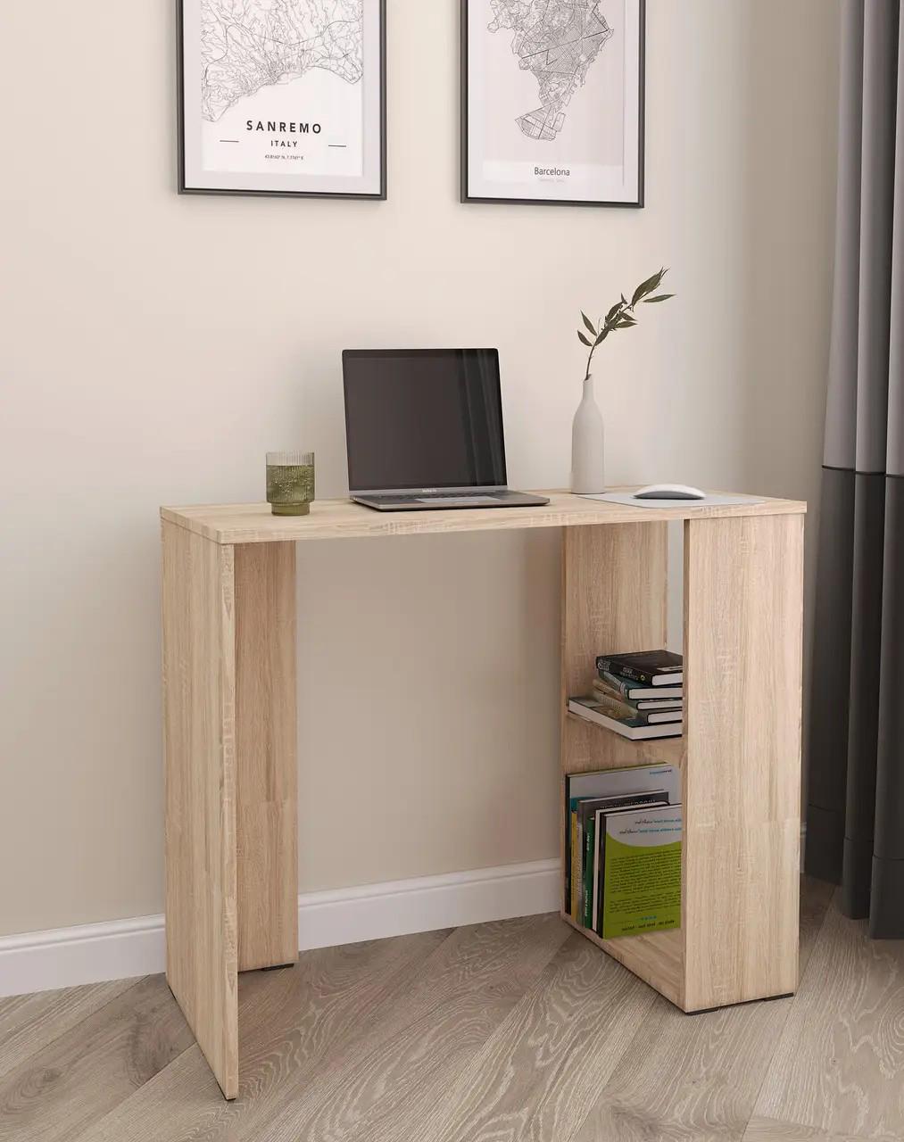 Компьютерный стол S-10 с полками 900х750х400 мм Дуб сонома (30832973)