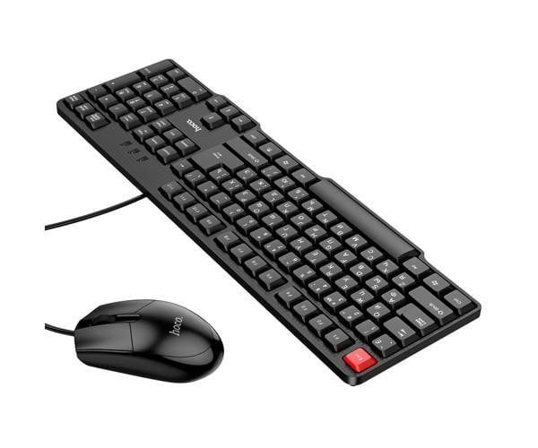 Комплект клавиатуры с мышкой Hoco GM16 1200 DPI Black