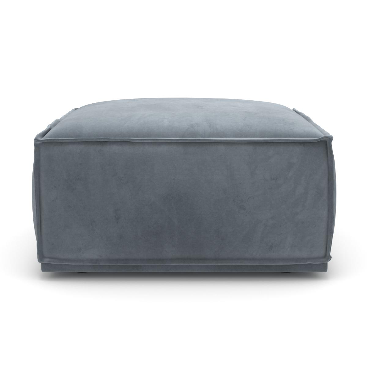 Пуф Evans 60х38х55 см Сірий (Арт. 92) - фото 2 Пуф Evans 60х38х55 см Сірий (Арт. 92) - фото 2