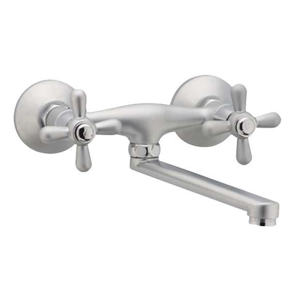 Смеситель для раковины из стены Haiba Dominox HB0093 Satin (31525395) Смеситель для раковины из стены Haiba Dominox HB0093 Satin (31525395)