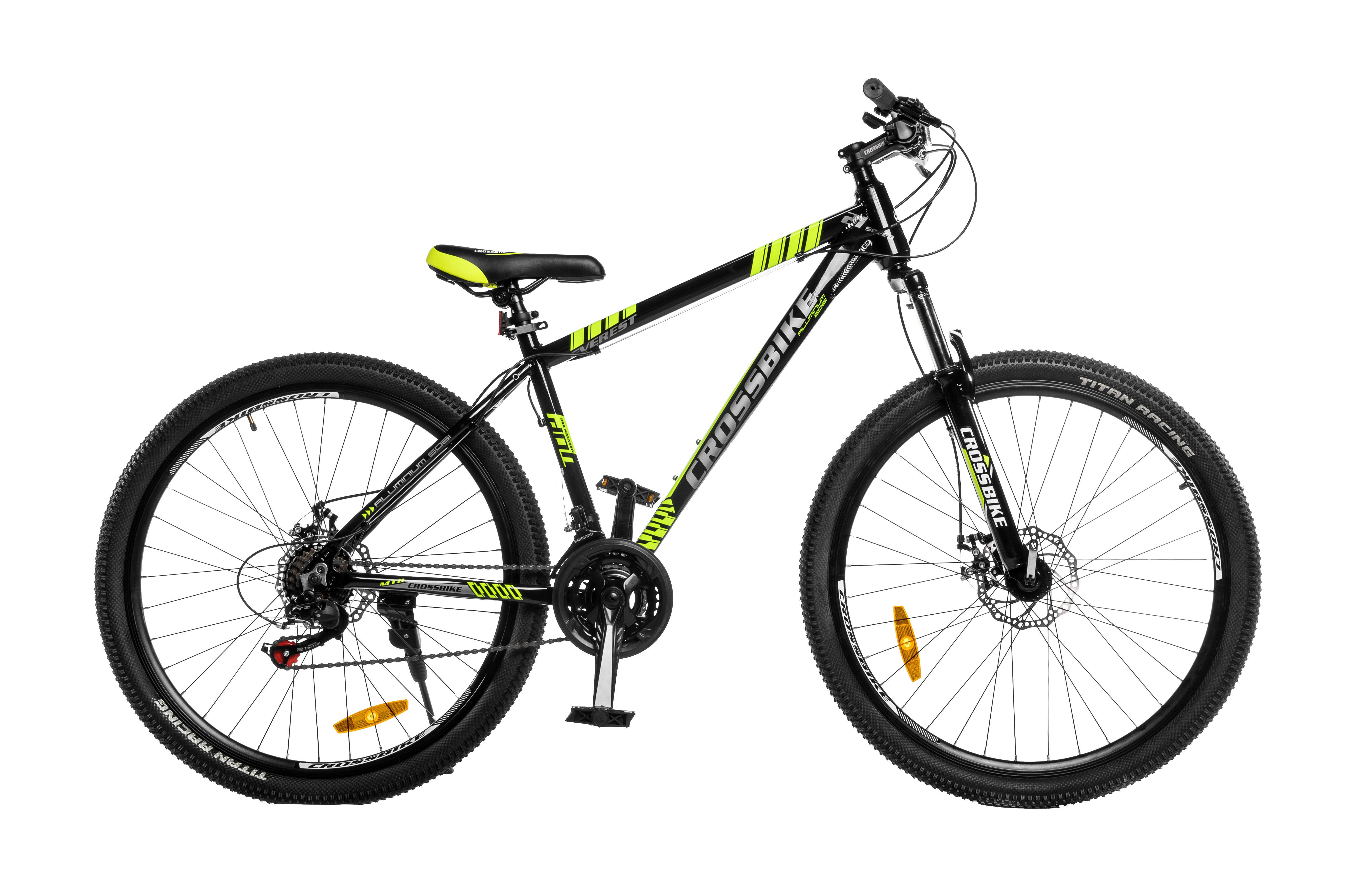 Велосипед CrossBike Everest 27"17" Черно-желтый