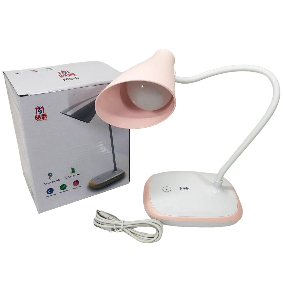 Лампа світлодіодна акумуляторна TaigeXin LED MS-6 Рожевий (ws97423-1)