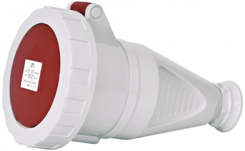 Силовая розетка ETI ESH-3253 3P+N+PE 32А 400 В переносная IP67 Красный (4482011)