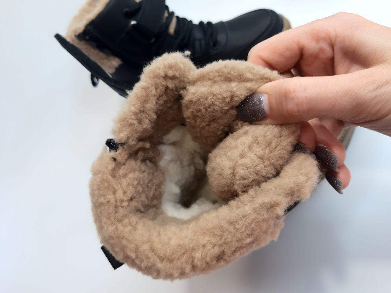 Ботинки зимние Clibee для девочки р. 33 21,3 см Черный (601 HC black) - фото 3 Ботинки зимние Clibee для девочки р. 33 21,3 см Черный (601 HC black) - фото 3