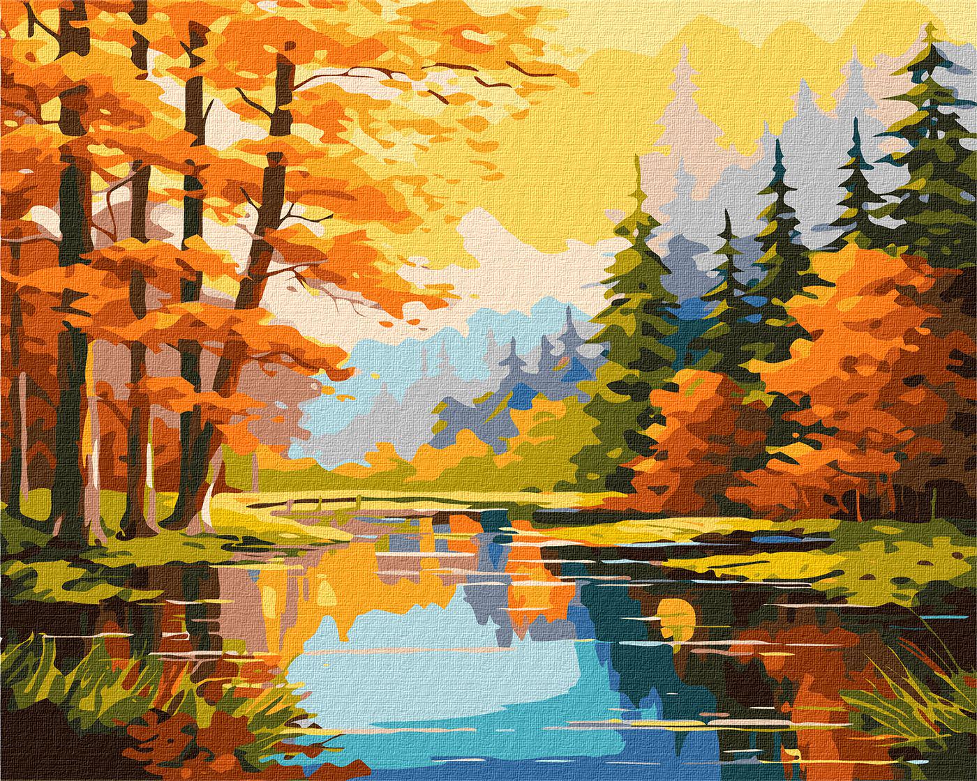 Картина по номерам Идейка Осенняя пора 40x50 см (Id-KHO2894)