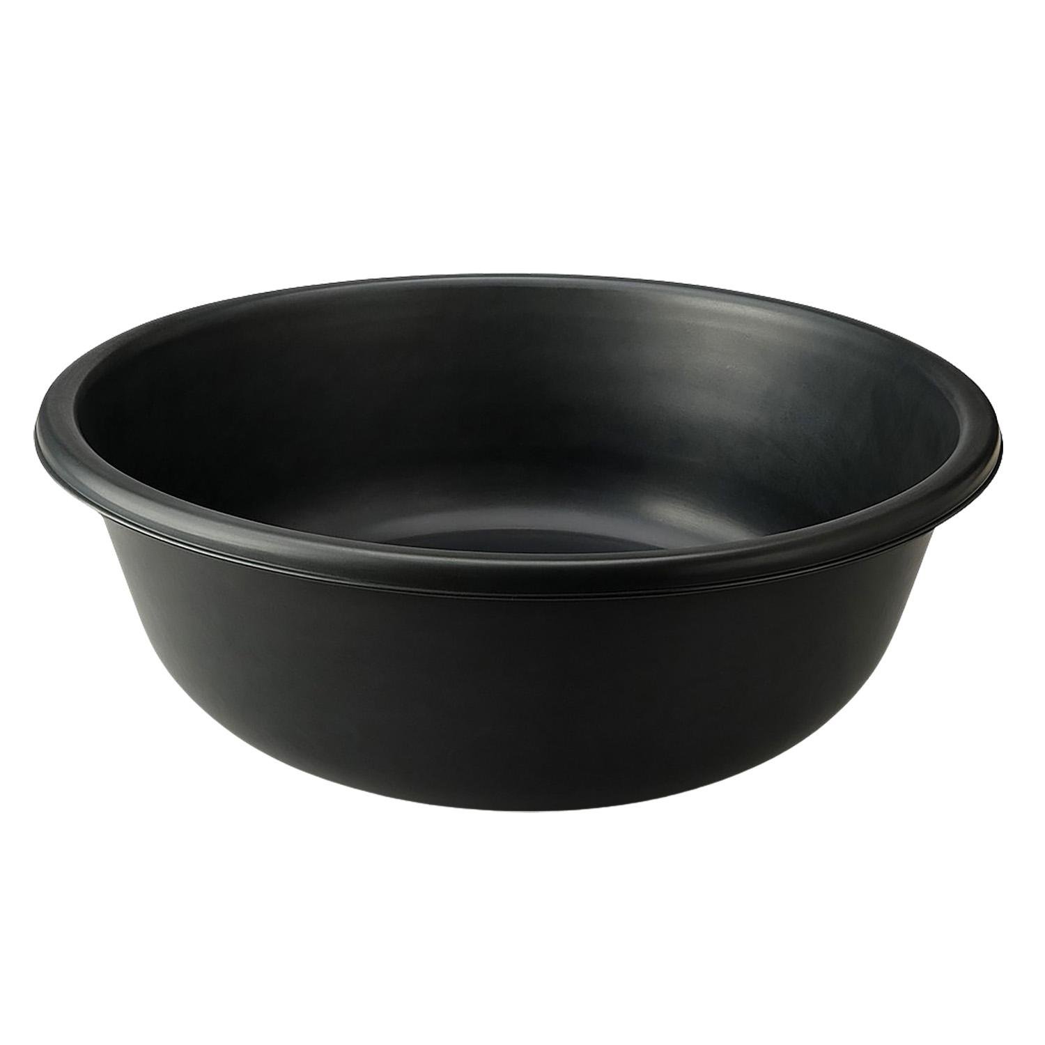 Таз пластиковый хозяйственный круглый Ø 45х16,5 см 18 л Черный (88044)