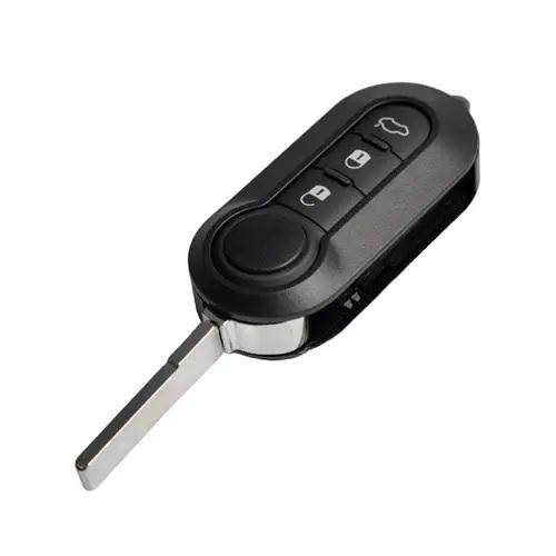 Корпус-заготовка для чип-ключа Fiat 3 кнопки SIP22 DKT0269 Black