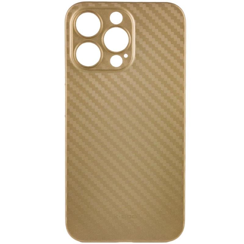 Противоударный чехол K-DOO Air carbon Series для Apple iPhone 13 Pro (6.1") Sunset Gold
