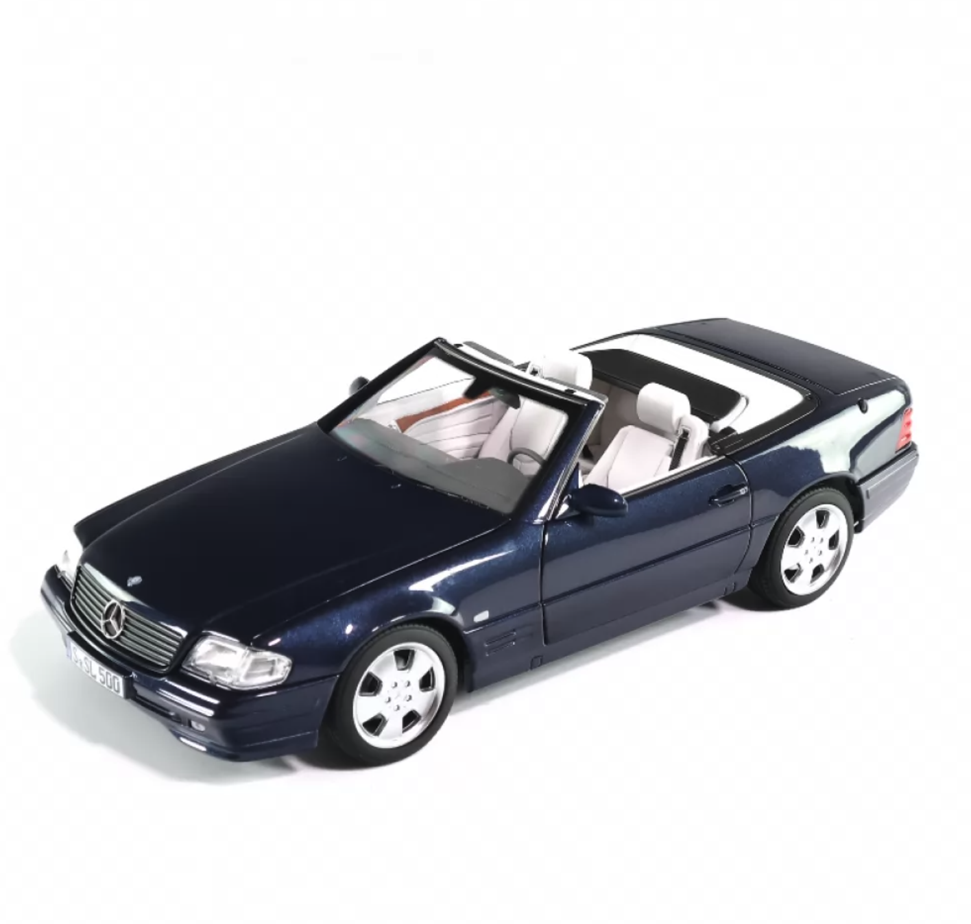 Модель автомобиля Mercedes-Benz SL 500 R129 1998-2001 1:18 Azure Blue (B66040657) - фото 3