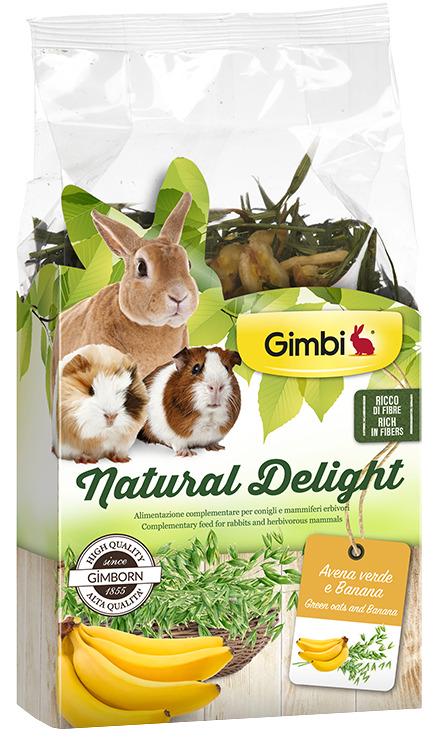 Микс для грызунов Naturall Delight GimBi Овес и банан 100 г (BGL-GP-322)