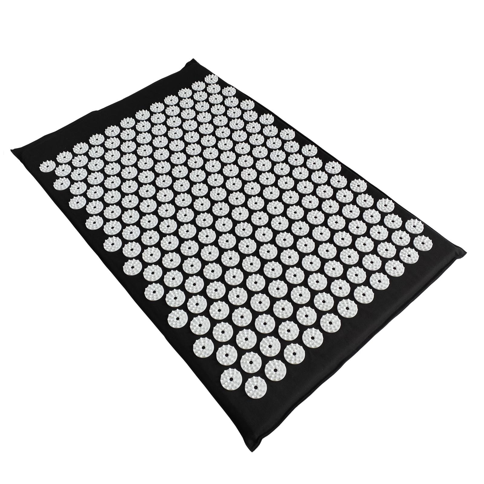 Килимок ортопедичний масажний Acupressure mat Чорний (a8d5b0e7)