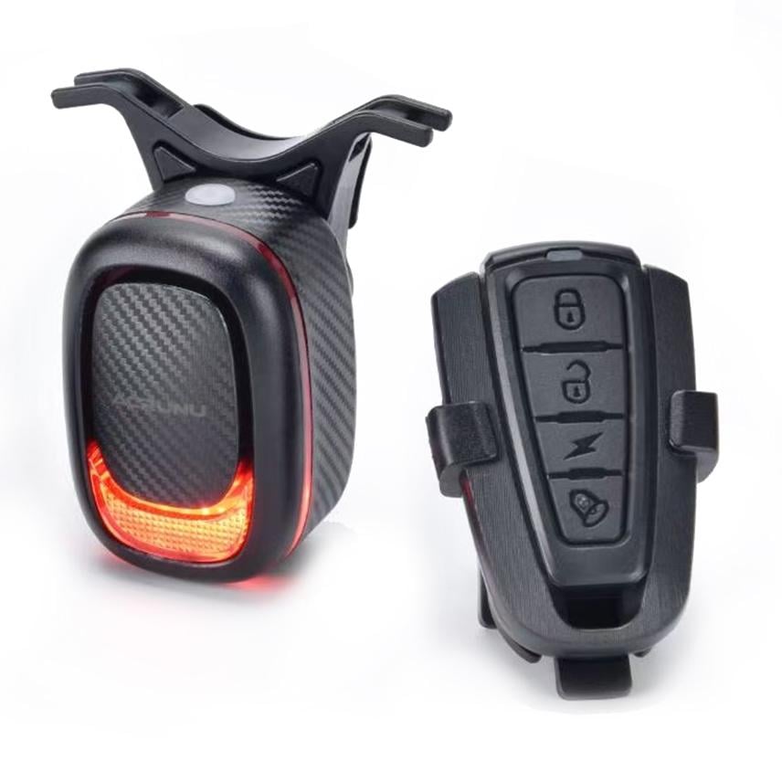 Велосипедна сигналізація A5P LED Red водозахищена з вібросиреною Чорний (31022103)