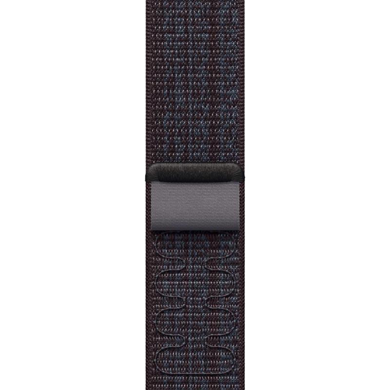 Ремешок Nylon Sport Loop для Apple Watch 42 ser.1-3 44/45/46/49 мм Black/Blue