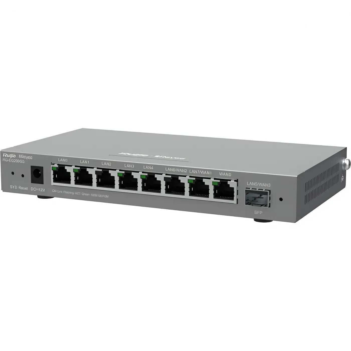 Маршрутизатор Ruijie Reyee RG-EG209GS 9 портов гигабитный с поддержкой SFP и облачного управления Серый (619846)