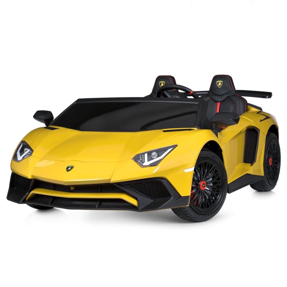 Детский электромобиль Bambi машина 1WD 100 кг Желтый (DE-169-E-622)