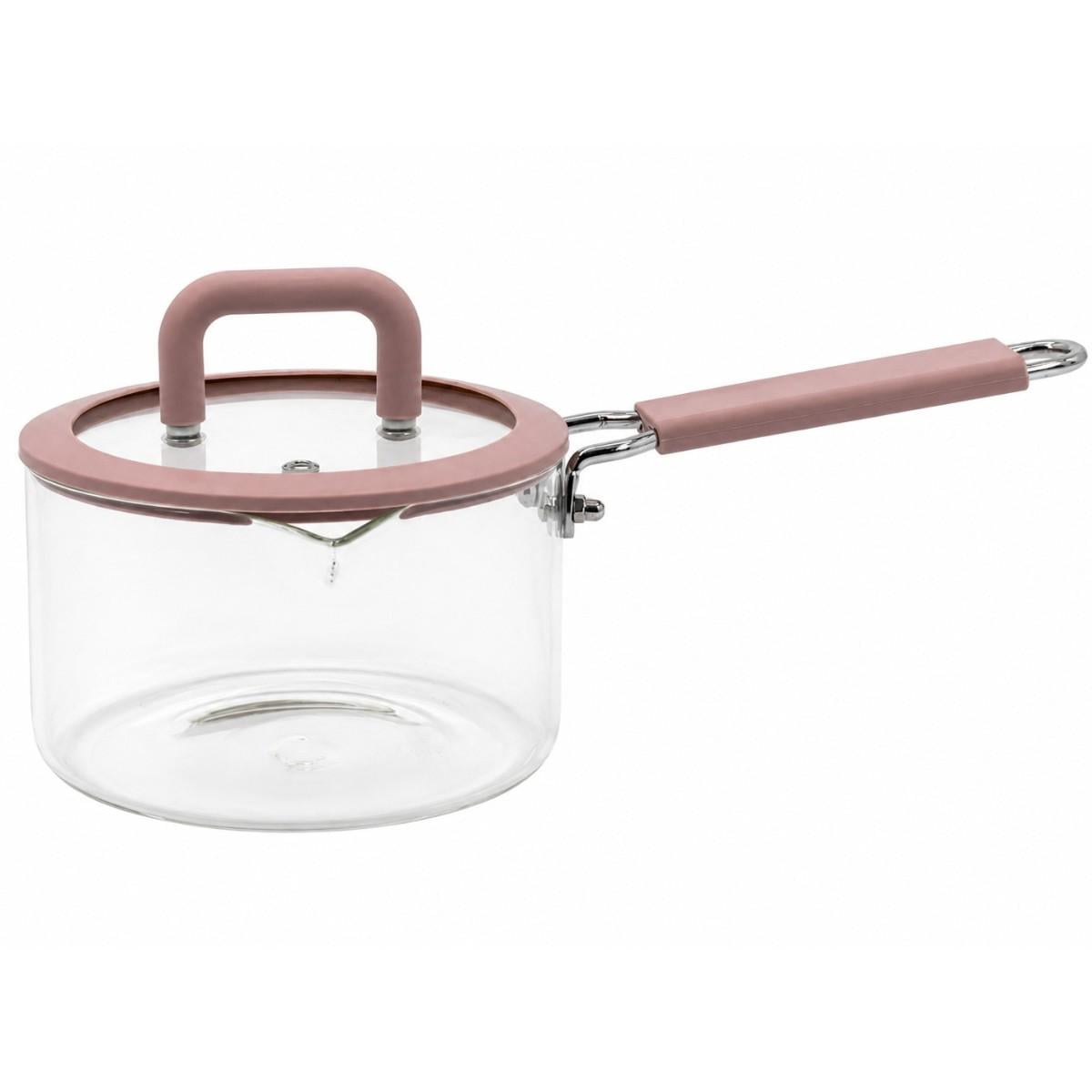 Ковш кухонный с боросиликатного скла Handled Glass Pot 1,8 л (1060)