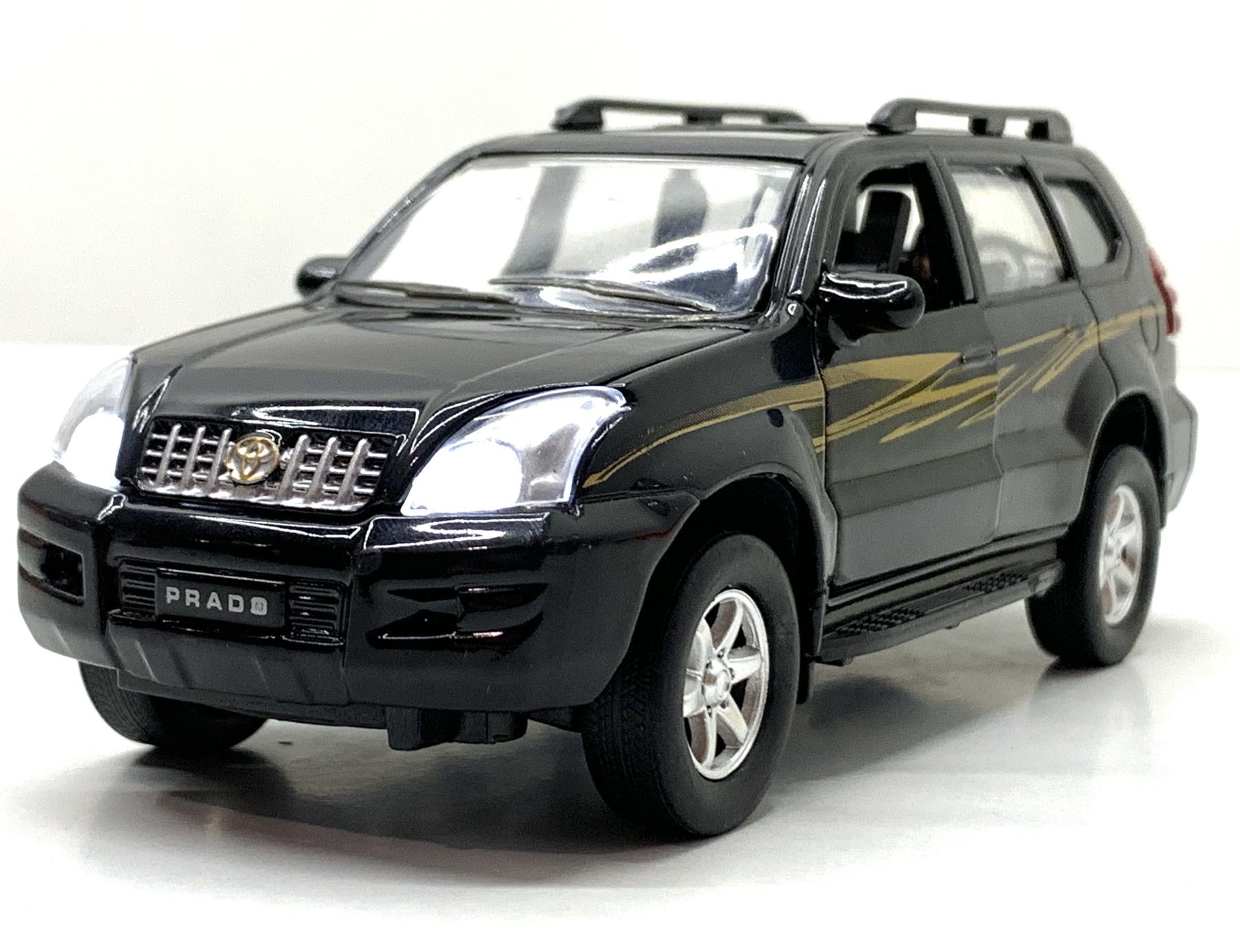 Машина Автосвит Toyota Prado инерционная 1:32 Черный (AS-2697) - фото 1