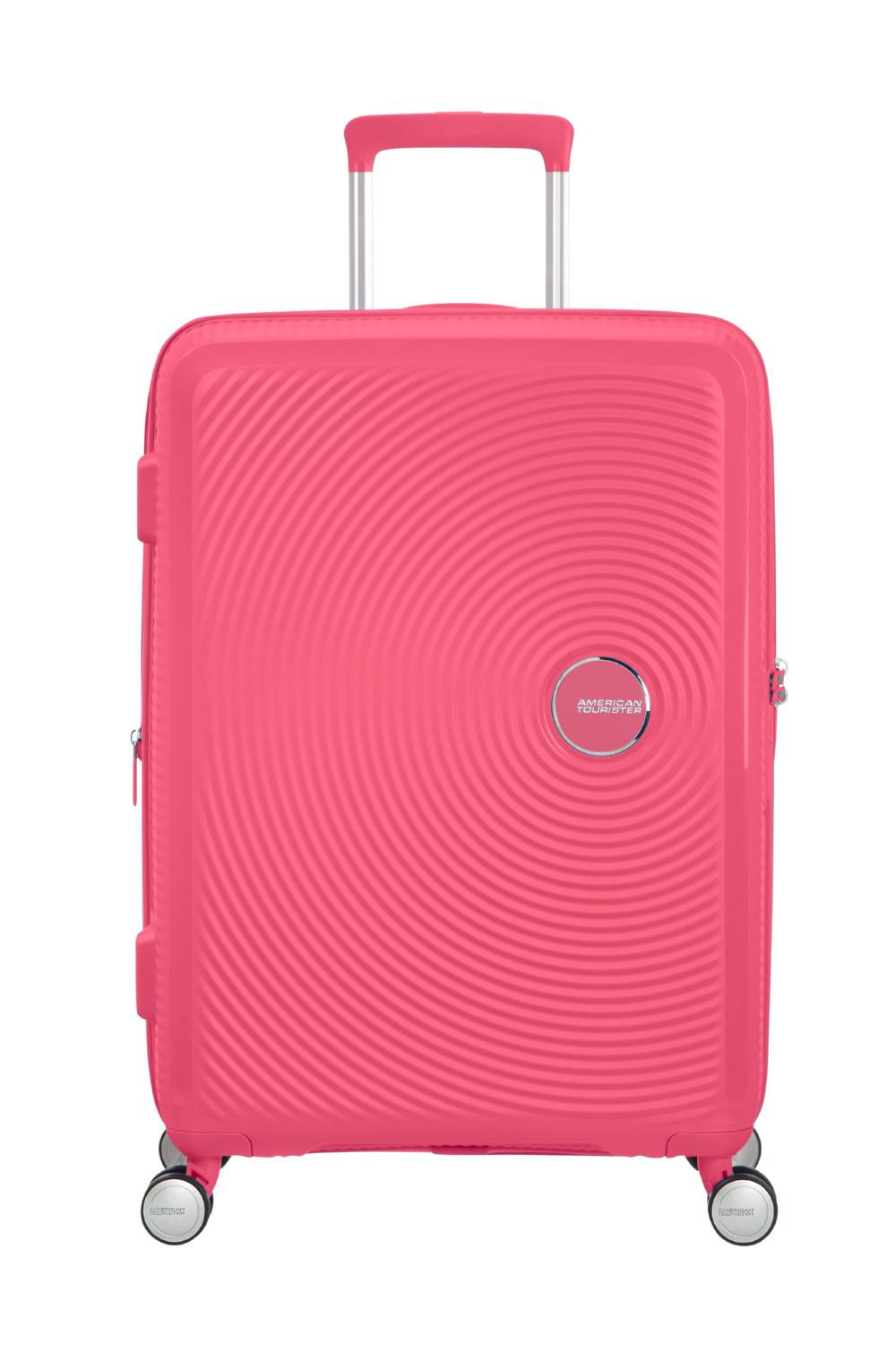 Валіза з розширенням American Tourister Soundbox 67x46,5x29/32 см Рожевий (32G-70002) - фото 1