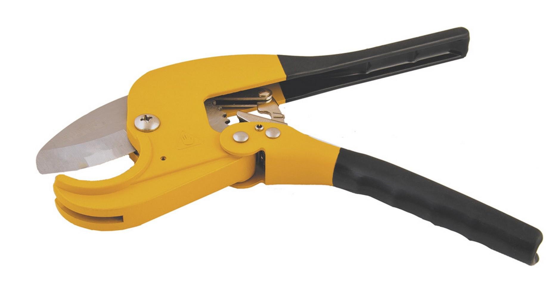 Труборіза для пластикових труб MasterTool 3-42 мм лезо SS руків’я з TPR-покриттям (74-0312)