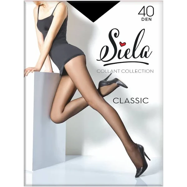 Колготы женские SIELA Classic 40 Den р. 2 Nero (2313769644)