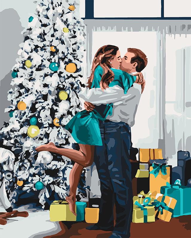 Картина по номерам Идейка Новогоднее настроение 40x50 см (KH4637)