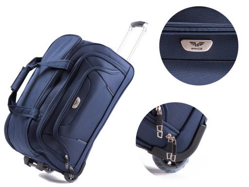 Сумка дорожная Wings c1055 50 л на 2 колесах Синий (10228251) - фото 4 Сумка дорожная Wings c1055 50 л на 2 колесах Синий (10228251) - фото 4