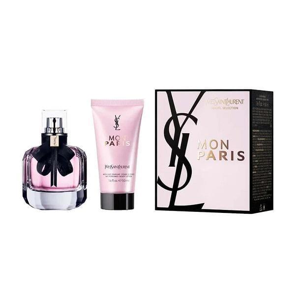 Подарочный набор для женщин Yves Saint Laurent Mon Paris парфюмированная вода 50 мл/лосьон для тела 50 мл (384019)