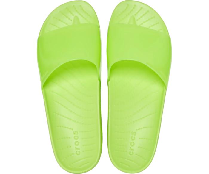 Слайды Crocs Splash Glossy р. W9/EUR 39-40 Limeade (13454112) - фото 2