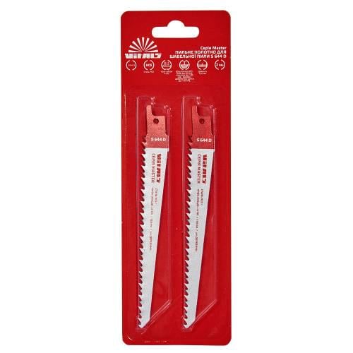 Полотно пильное для сабельной пилы Vitals Master S 644 D 2 ед. (000189106)