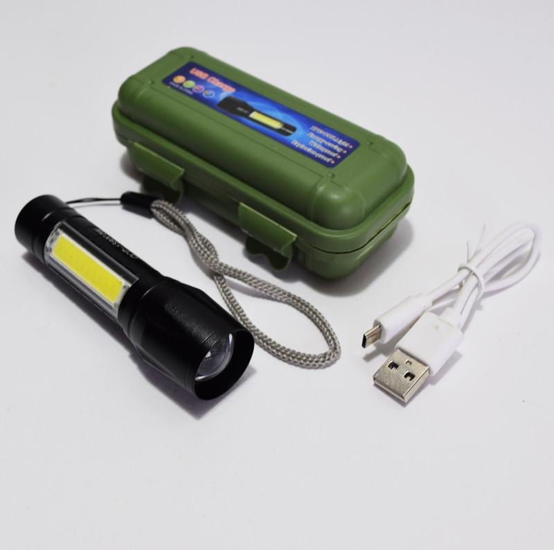 Компактний акумуляторний LED ліхтарик USB COP BL-511 - фото 2