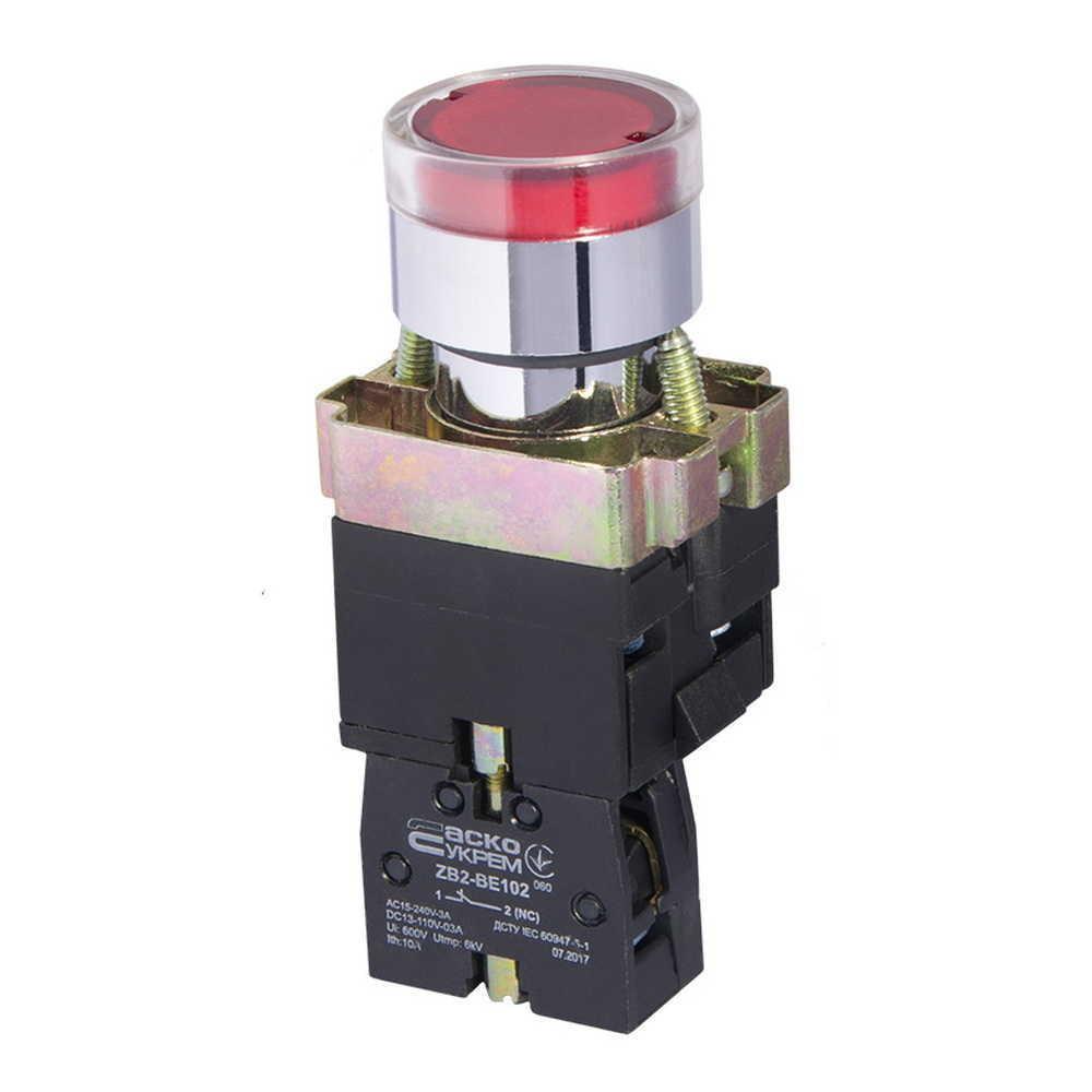 Кнопка АСКО-УКРЕМ XB2-BW3471 Красный (A0140010022)