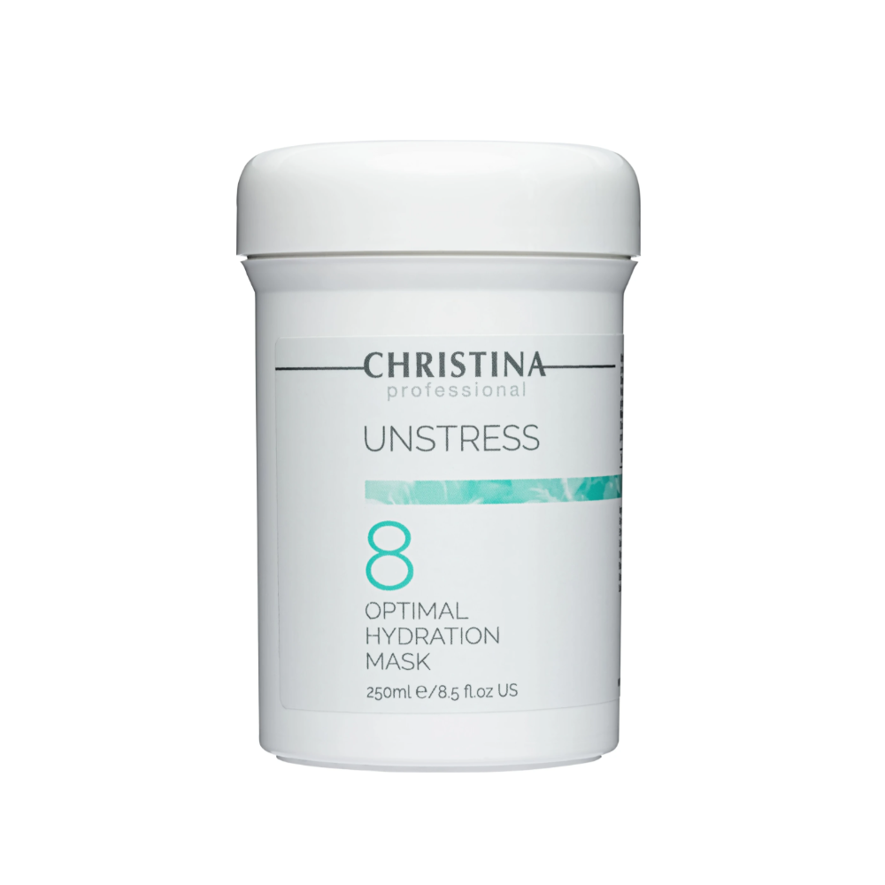 Маска оптимально зволожувальна маска CHRISTINA Unstress Optimal Hydration Mask крок 8 250 мл Маска оптимально зволожувальна маска CHRISTINA Unstress Optimal Hydration Mask крок 8 250 мл