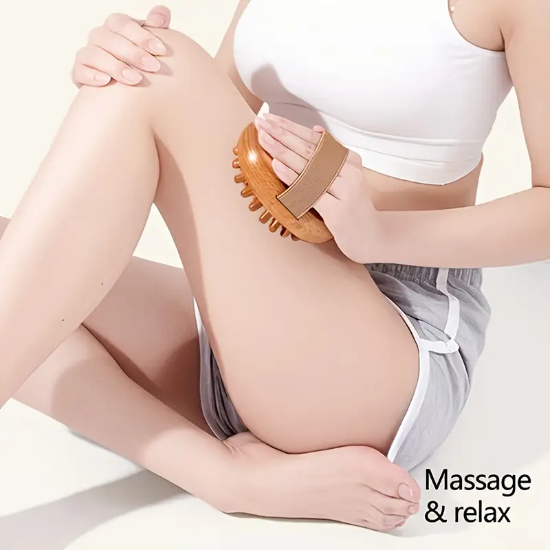 Щітка Гауша масажна з ручкою дерев'яна (27766237) - фото 6 Щітка Гауша масажна з ручкою дерев'яна (27766237) - фото 6