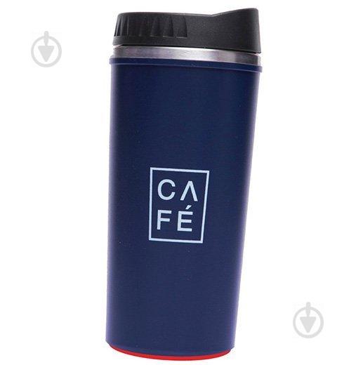 Чашка термос Zelart 500 мл FFX-363FQ Темно-синий