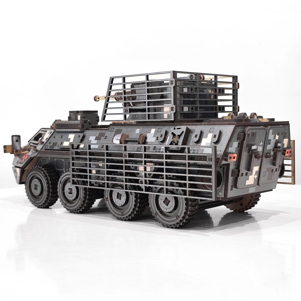 Конструктор дерев'яний THEGRAVIX БТР-4 БУЦЕФАЛ (04311) - фото 5 Конструктор дерев'яний THEGRAVIX БТР-4 БУЦЕФАЛ (04311) - фото 5