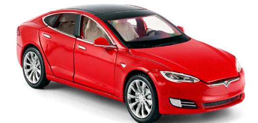 Модель автомобиля Tesla X90 маштаб 1:32 Красный (VA-1290221820)