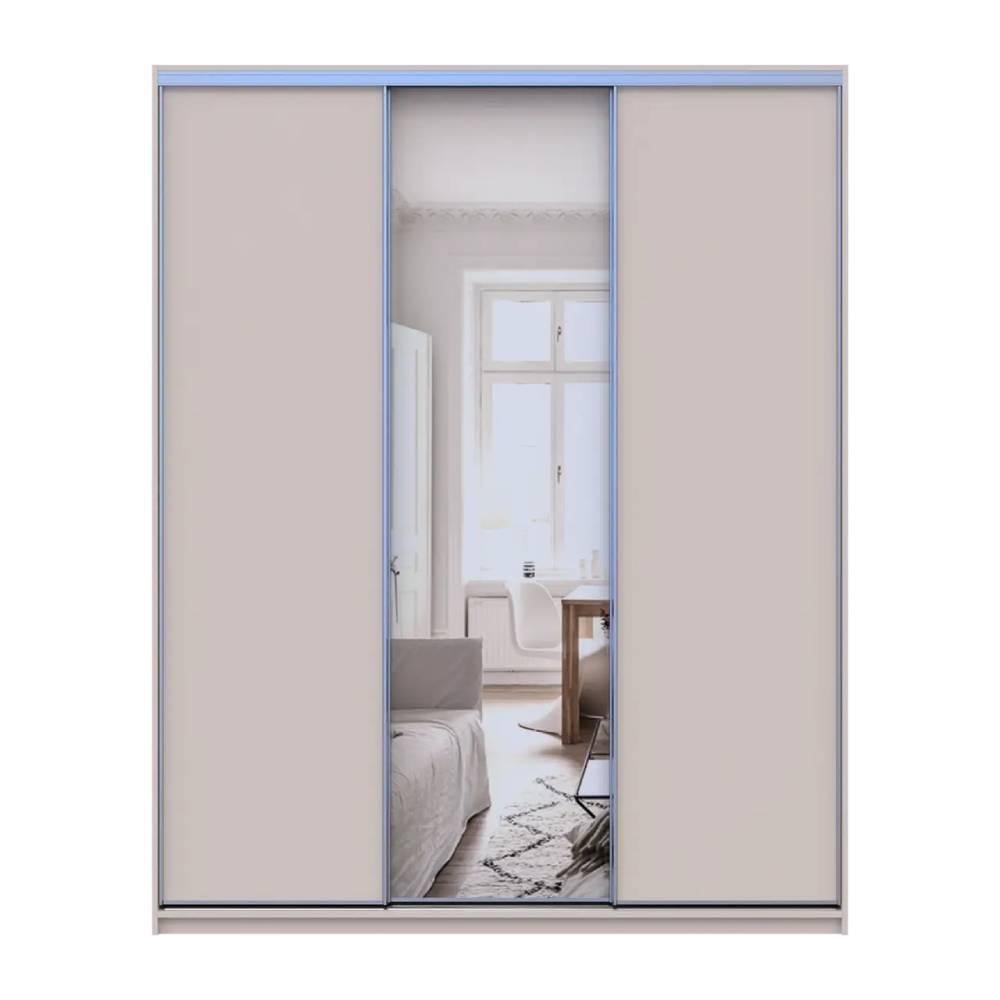 Шкаф-купе Doros Сити Лайт 2 ДСП/1 зеркало 180х60х225 см Кашемир (80736371)
