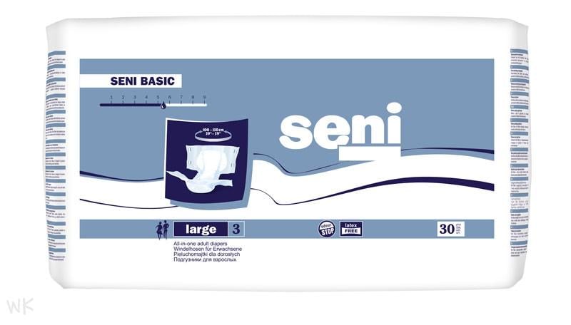 Підгузки для дорослих Seni Basic large 115-150 см 30 шт.