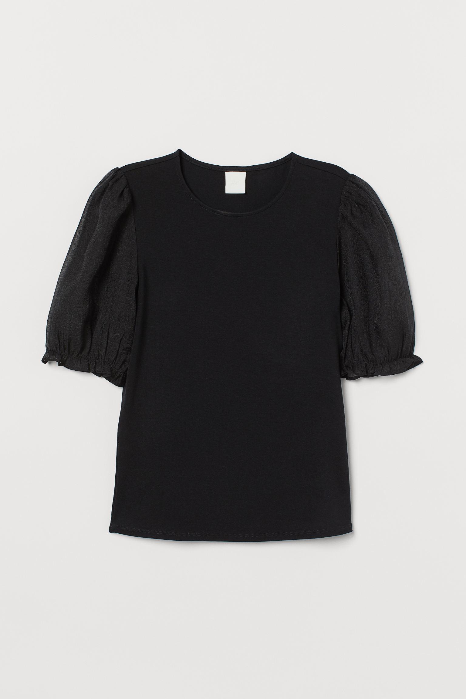 Блуза H&M XS Чорний (18128754511)