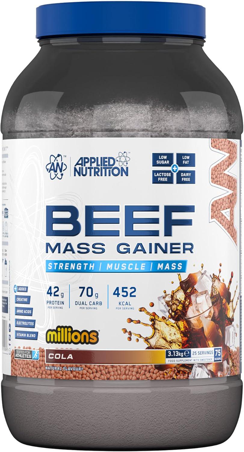 Гейнер Applied Nutrition Beef Mass гайнер Cola Millions 3130 г