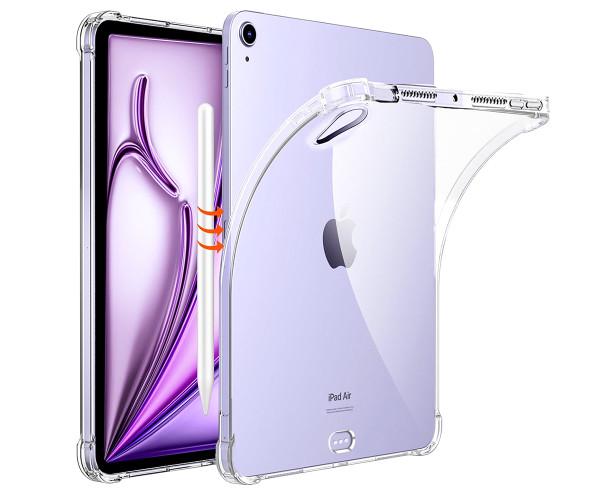 Чехол Silicone Case для iPad Air 11 2026/Air 11 2025/Air 11 2024 Прозрачный
